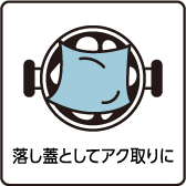 落とし蓋としてアク取りに